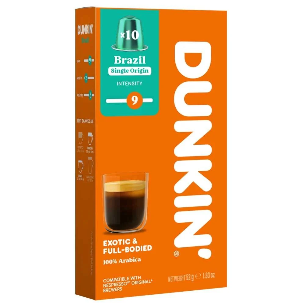 قهوة دانكن برازيل بليند كبسولات 52ج 