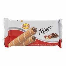 ويفر رينجو بالبندق والشوكولاته 16 ج