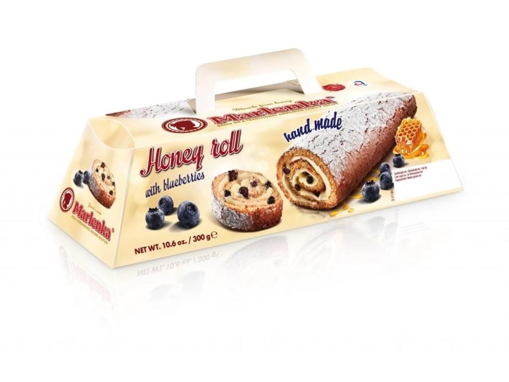 كيكة العسل بالتوت مارلينكا رول 300 ج