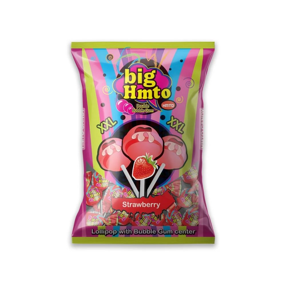 مصاصة بيج همتو فراولة 48 حبة 