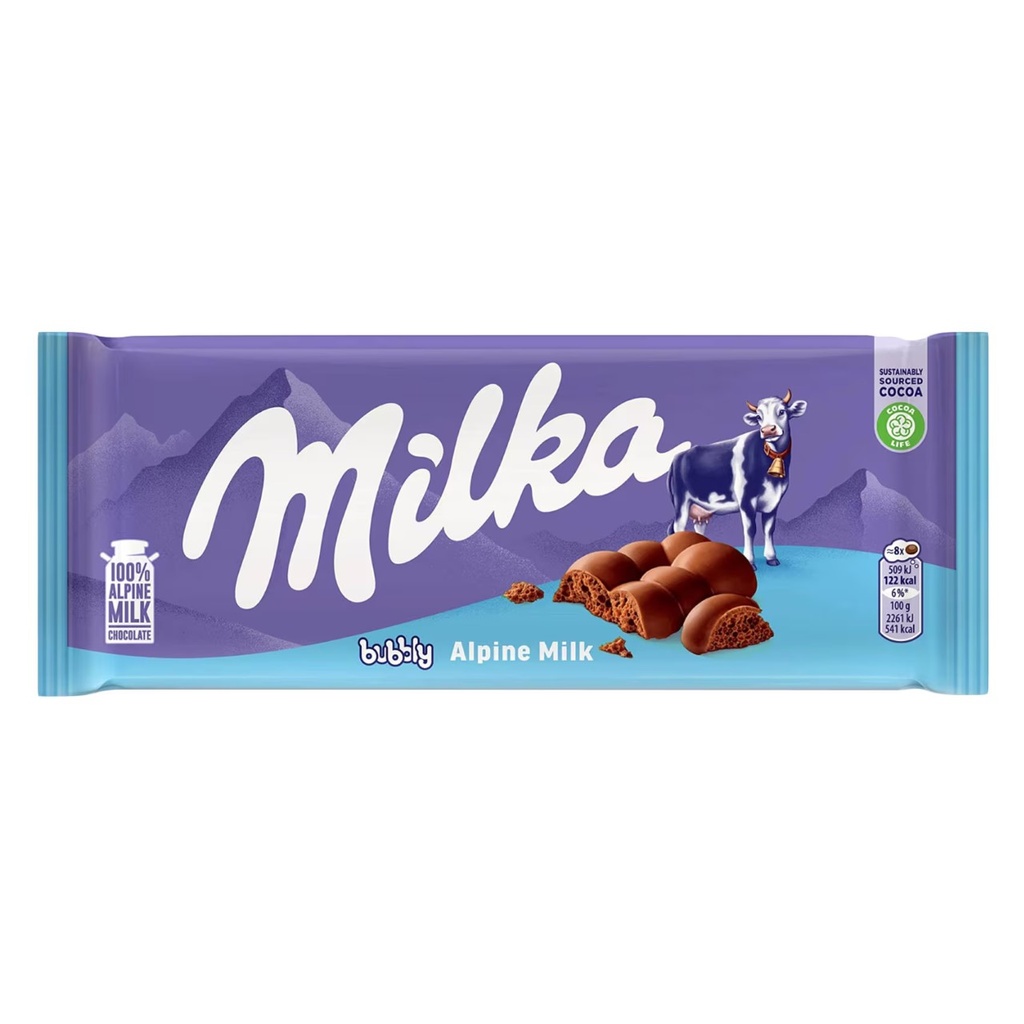 ميلكا الواح لوفلي  90ج