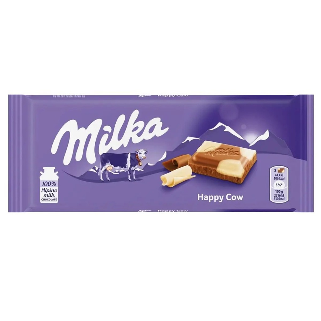 ميلكا الواح شوكولاتة بيضاء  100ج 