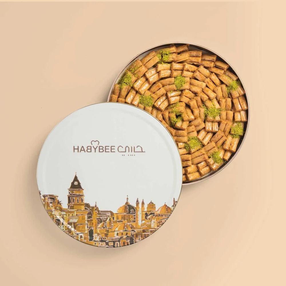 بقلاوة اصابع كاجو دائري 700ج حبيبيي 