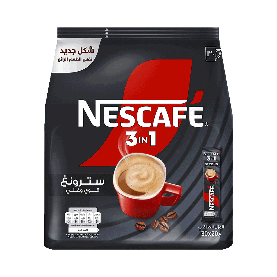 نسكافيه 3 في 1 قوي كيس 160 ج