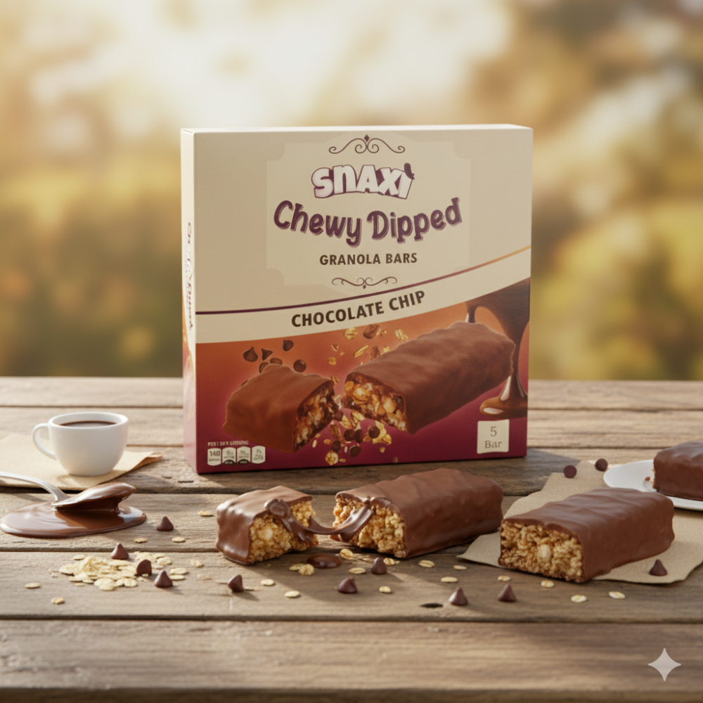 سناكسي بار جرانولا بالشوكولاتة 5 قطع 155 ج