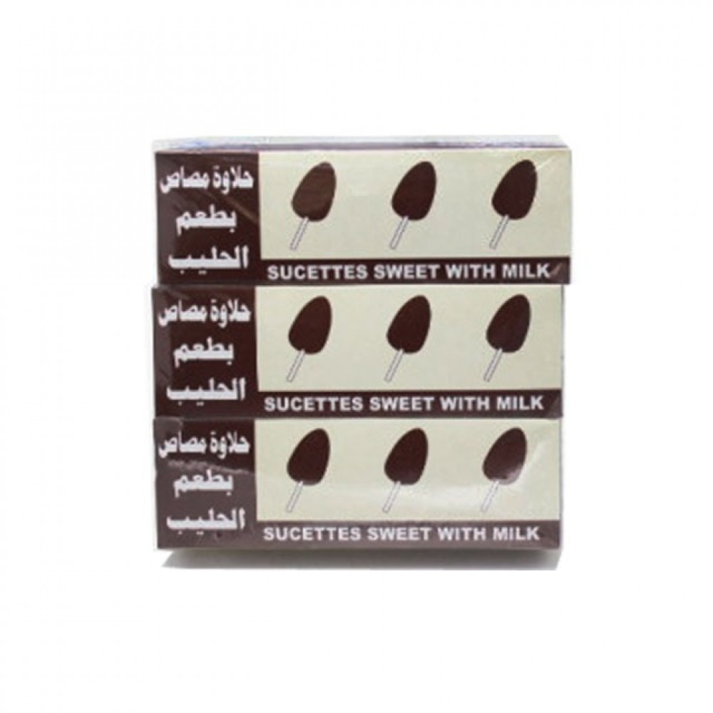 حلاوة مصاص بالحليب
