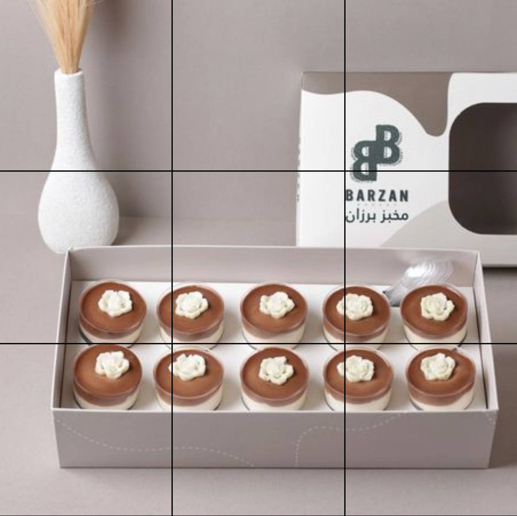حلا كاسات الشوكولاتة برزان