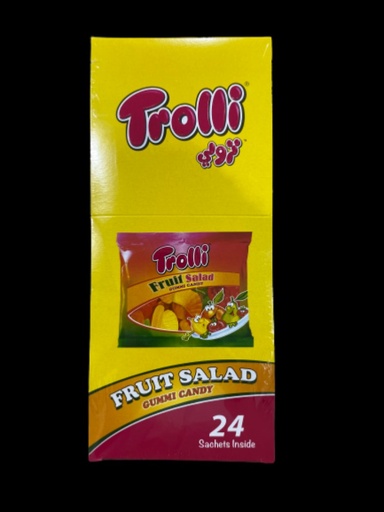 [2402637] جلى ترولى بنكهة الفواكة كيس 88ج