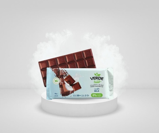 شوكولاتة فيردي بار الواح بدون سكر 80 ج