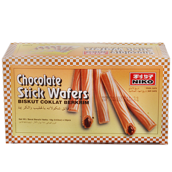 [2000163] اصابع الزمن ويفر بالشوكولاتة نايكو 18 ج