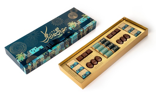 [2101346] بوكس شوكولاتة بستاني العيد وسط 288 ج