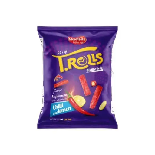 [1501574] بطاطس تي رولز فلفل حار وليمون 56.70 ج